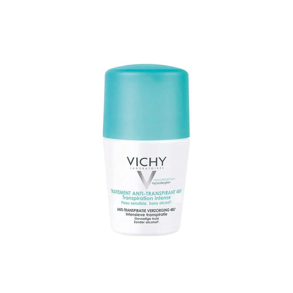 Vichy intense anti-stain roll-on deodorant 50ml