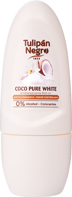 TULIPAN DEO ROLL ON COCO PURE WHITE 50 ML
