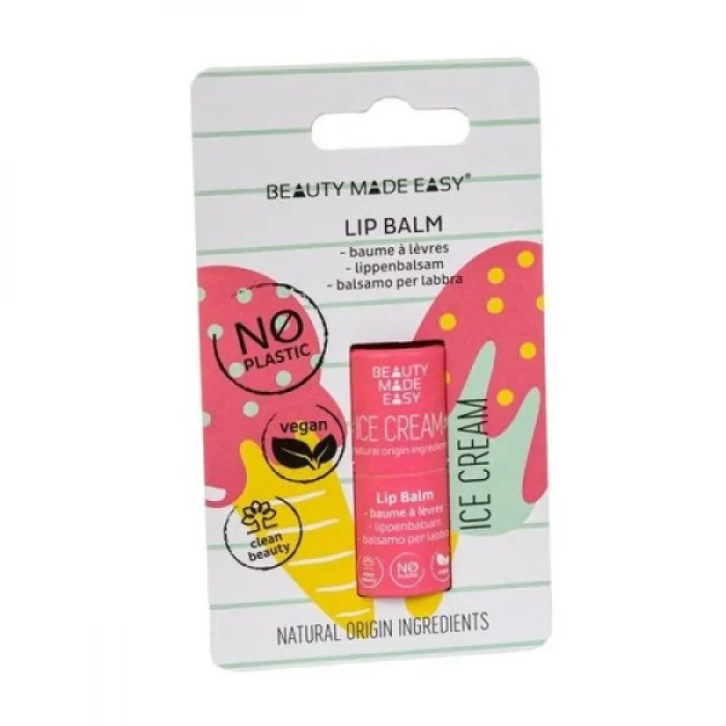 Paper Tube Lip Balm - ICE CREAM
